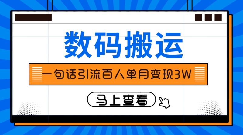 （8129期）仅靠一句话引流百人变现3万？| 副业网