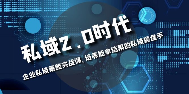 （8291期）私域-2.0时代：企业私域策略实战课，培养能拿结果的私域操盘手| 副业网