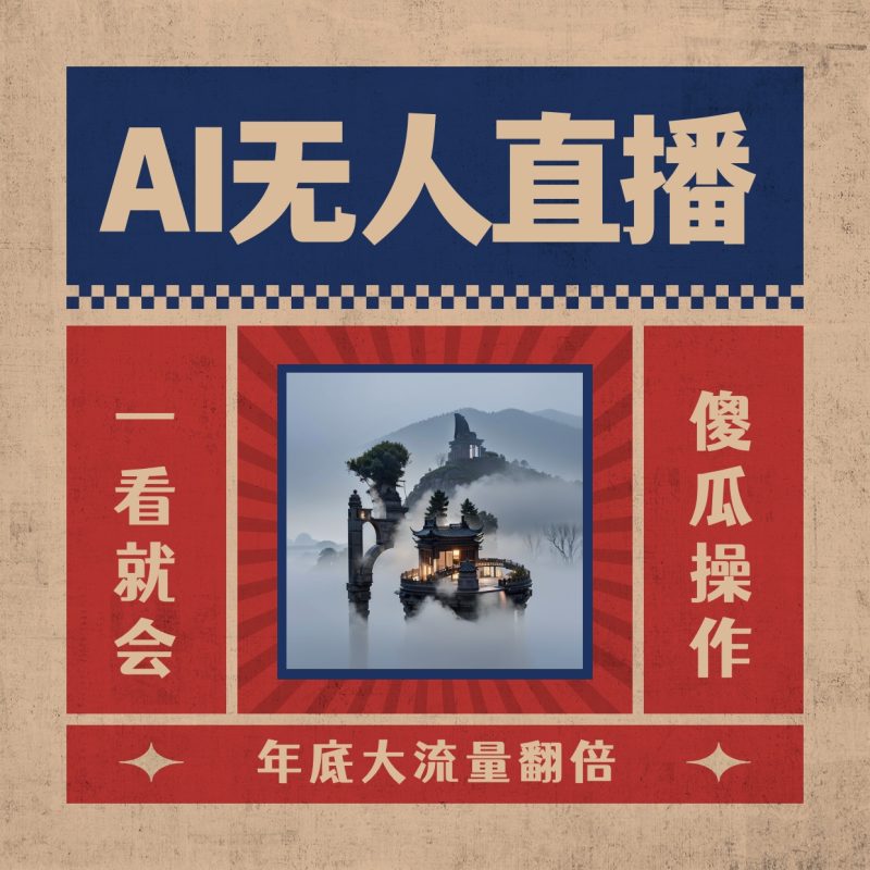 （8798期）AI无人直播一看就会，日入1000+无需真人出镜，小白迅速上手开播，下播就…| 副业网