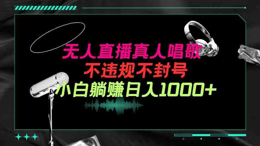 （9622期）抖音24小时无人直播音乐，不违规，不封号纯撸音浪，小白实操当天日入1000+| 网创圈