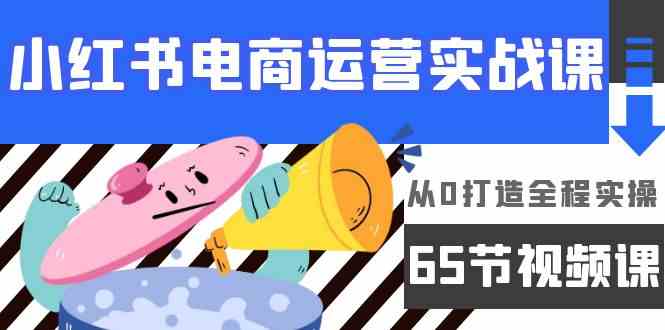 （9724期）小红书电商运营实战课，​从0打造全程实操（65节视频课）| 网创圈