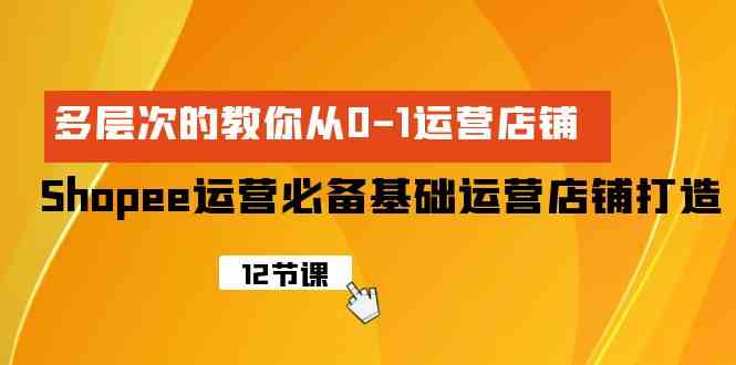 （9993期）Shopee-运营必备基础运营店铺打造，多层次的教你从0-1运营店铺| 网创圈