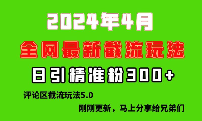 （10179期）刚刚研究的最新评论区截留玩法，日引流突破300+，颠覆以往垃圾玩法，比…| 网创圈