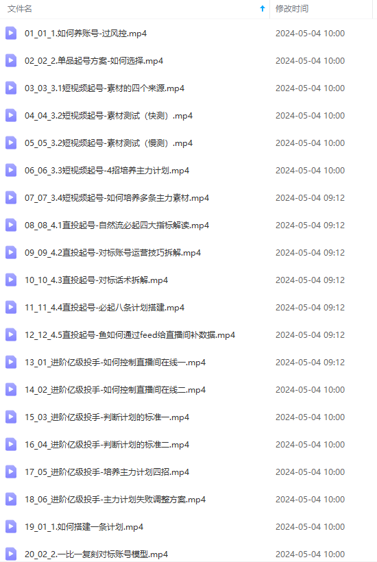 图片[2]| （10297期）2024单品正价起号，直播素材投流选品：选品课+投流课+素材课+卡首屏/100节| 网创圈