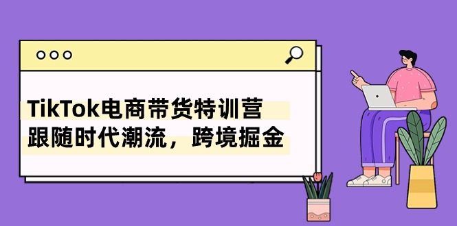 （10730期）TikTok电商带货特训营，跟随时代潮流，跨境掘金（8节课）| 网创圈