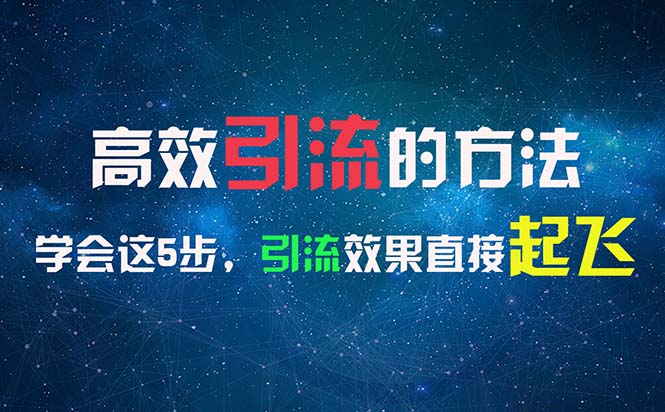（11776期）高效引流的方法，可以帮助你日引300+创业粉，一年轻松收入30万，比打工强| 网创圈