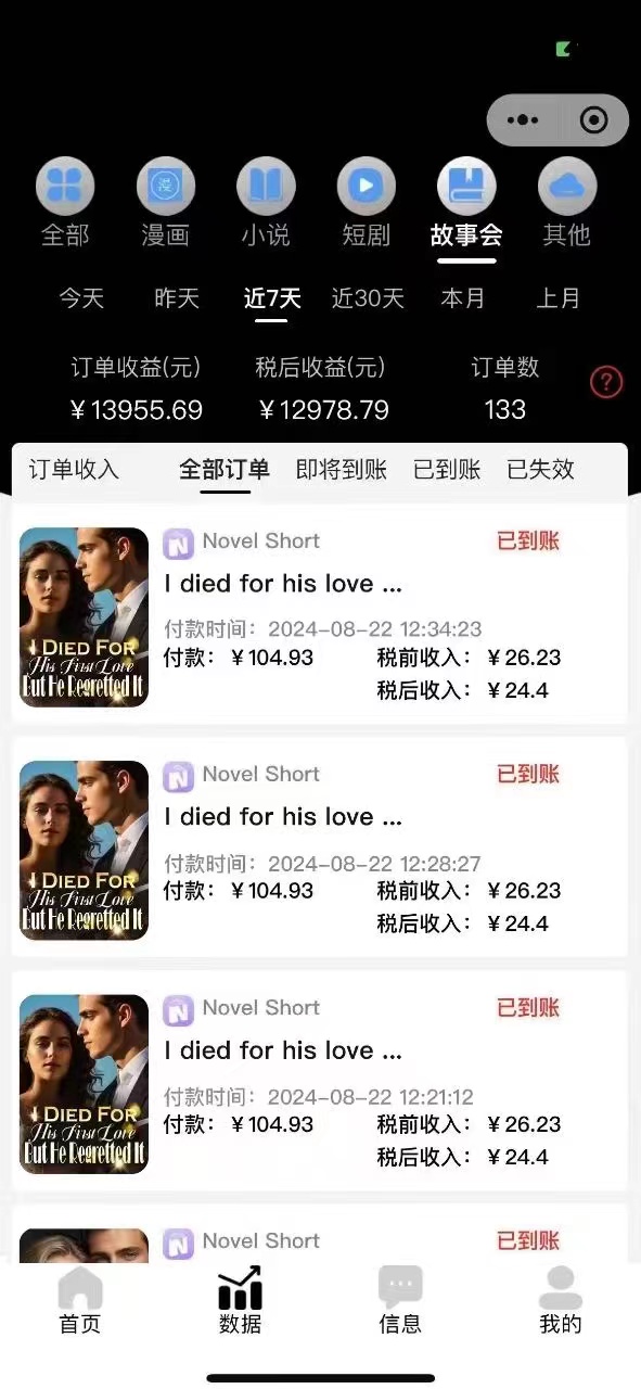 图片[3]| （12333期）最新海外小说推文撸美金，日入1000＋ 蓝海市场，矩阵放大收益爆炸| 网创圈