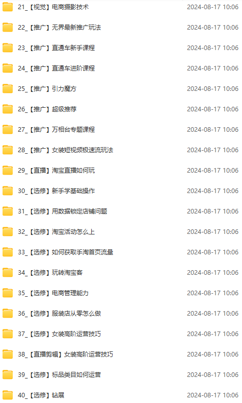 图片[3]| （12186期）淘系运营实战班：市场分析、定位、定价、引流、产品策划，爆品打造| 网创圈