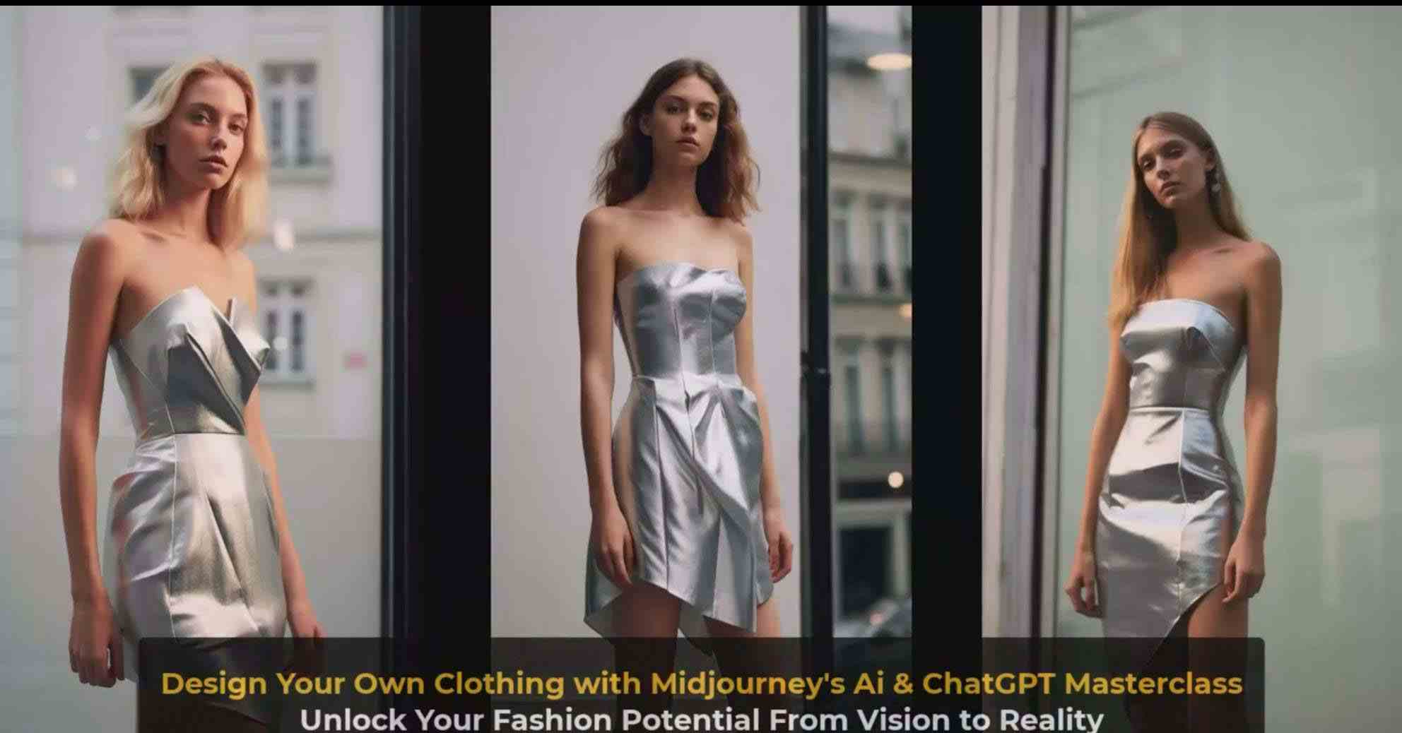 图片[10]| 利用 Midjourneys Ai 人工智能设计自己的服装AI大师班-10节课-中英字幕| 网创圈