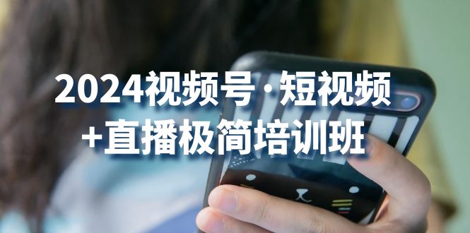 2024视频号短视频+直播极简培训班：抓住视频号风口，流量红利| 网创圈