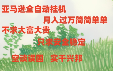 亚马逊全自动浏览挂机，，收益稳定且前景广阔| 网创圈