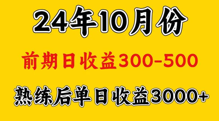 高手是怎么赚钱的.前期日收益500+熟练后日收益3000左右| 副业网