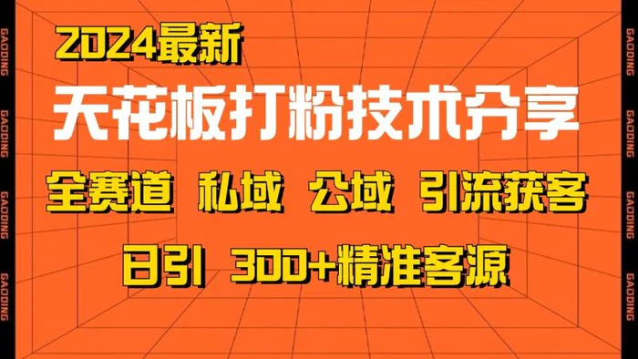 天花板打粉技术分享，野路子玩法 曝光玩法免费矩阵自热技术日引2000+精准客户| 网创圈
