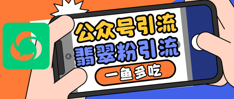 公众号低成本引流翡翠粉，高客单价，大力出奇迹一鱼多吃| 网创圈
