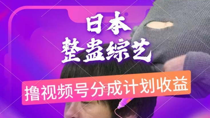 日本整蛊综艺，撸视频号分成计划收益，每天只需一小时，新手小白轻松上手| 网创圈