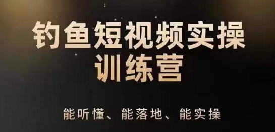 0基础学习钓鱼短视频系统运营实操技巧，钓鱼再到系统性讲解定位ip策划技巧| 网创圈