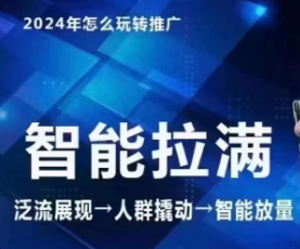 七层老徐·2024引力魔方人群智能拉满+无界推广高阶，自创全店动销玩法（更新6月）| 网创圈