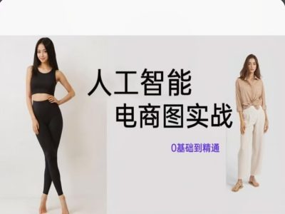 人工智能SD电商图实战，ai绘图0基础到精通| 网创圈