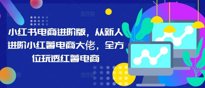 小红书电商进阶版，从新人进阶小红薯电商大佬，全方位玩透红薯电商| 网创圈