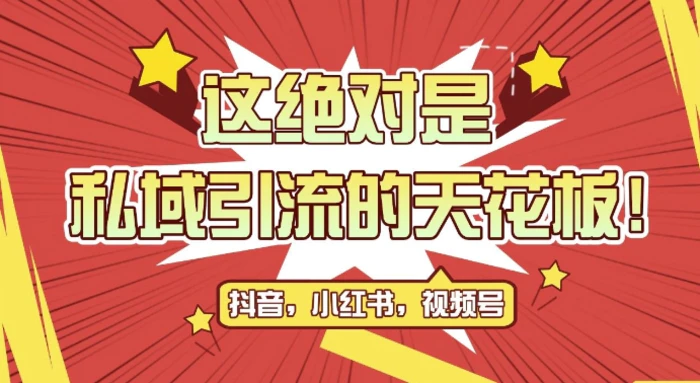 最新首发全平台引流玩法，公域引流私域玩法，轻松获客500+，附引流脚本，克隆截流自热玩法【揭秘】| 网创圈