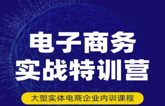 民赛电气内部出品：电子商务实战特训营，全方位带你入门电商，308种方式玩转电商| 网创圈