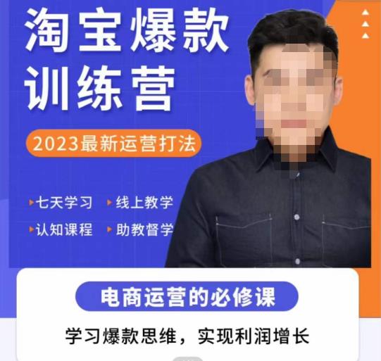 爱上黄昏·淘宝爆款训练营，2023最新运营打法，学习爆款思维，实现利润增长| 网创圈