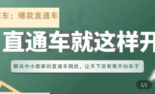冠东·淘系直通车保姆级教程，全面讲解直通车就那么简单| 网创圈