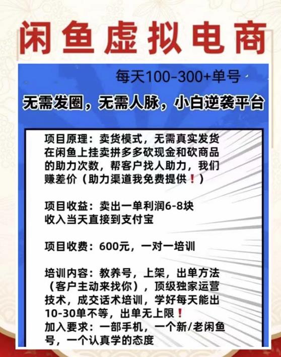 图片[2]| 外边收费600多的闲鱼新玩法虚似电商之拼多多助力项目，单号100-300元| 网创圈