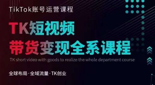 Tiktok运营线上训练营，引流爆单，急速涨粉，Tiktok短视频玩法大揭秘| 网创圈