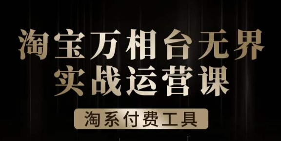 沧海·淘系万相台无界实战运营课，万相台无界实操全案例解析| 网创圈