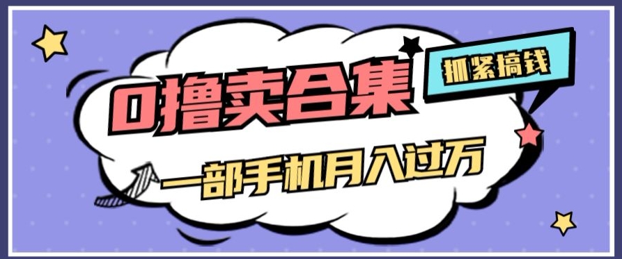 0撸项目月入过万，售卖全套ai工具合集，一单29.9元，一部手机即可【揭秘】| 网创圈