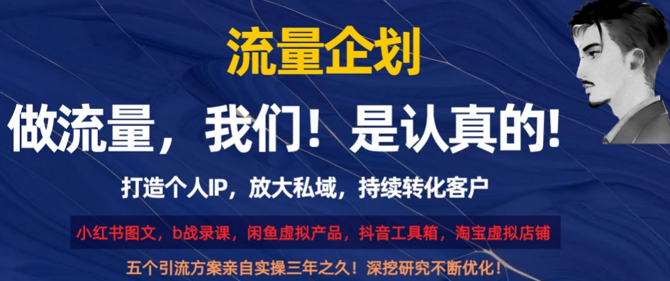 流量企划，打造个人IP，放大私域，持续转化客户【揭秘】| 网创圈