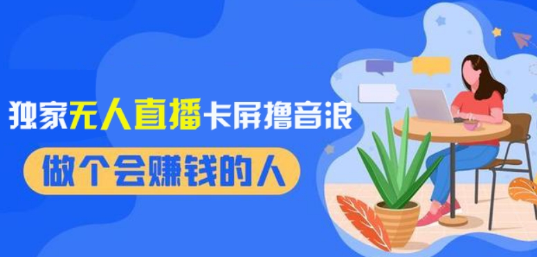2024独家无人直播卡屏撸音浪，12月新出教程，收益稳定，无需看守，轻松上手日入1000+【揭秘】| 网创圈