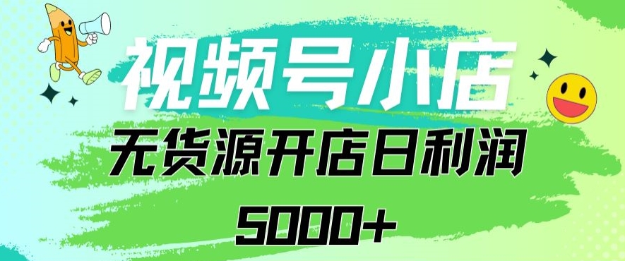 视频号无货源小店从0到1日订单量千单以上纯利润稳稳5000+| 网创圈