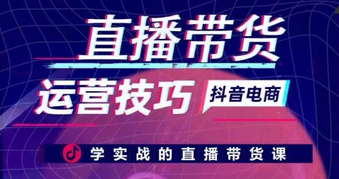 直播带货运营技巧，学实战的直播带货课| 副业网