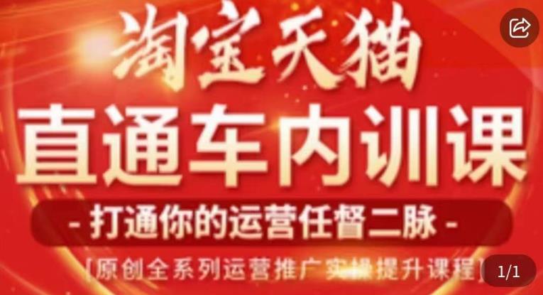 天问电商·2023淘宝天猫直通车内训课，零基础学起直通车运营实操课程| 网创圈