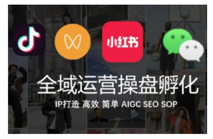 全域运营操盘(抖音+私域+小红书)，IP打造高效简单| 网创圈