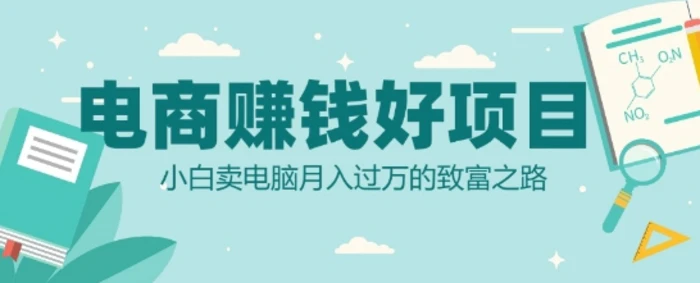 电商挣钱好项目，小白卖电脑月入过W的致富之路| 网创圈