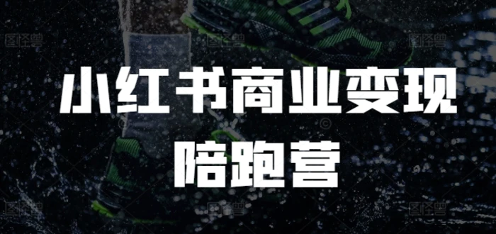 小红书商业变现陪跑营，小红书电商教程| 网创圈