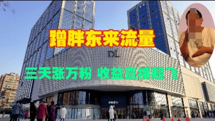 蹭胖东来流量，三天涨万粉，收益直接起飞| 网创圈