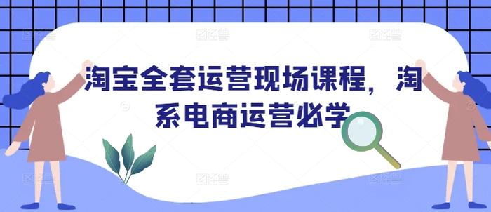淘宝全套运营现场课程，淘系电商运营必学| 网创圈
