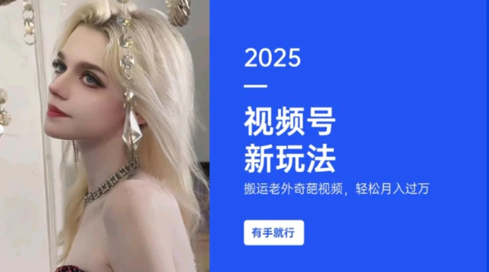 搬运老外奇葩视频，撸视频号分成计划收益，每天只需一小时，新手小白轻松月入过W| 副业网