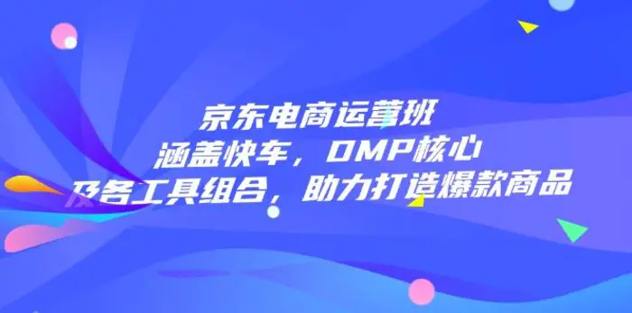 （14131期）京东电商运营班：涵盖快车，DMP核心及各工具组合，助力打造爆款商品| 网创圈