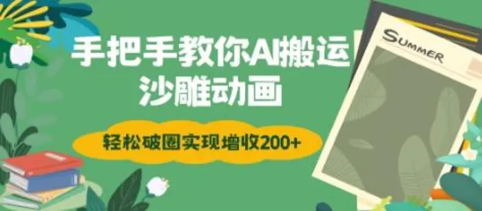 手把手教你用AI搬运沙雕动画轻松破圈实现增收2张| 网创圈