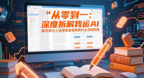 从零到一：深度拆解我运用AI撰写爽文小说挣取首笔稿费的全流程思路| 网创圈