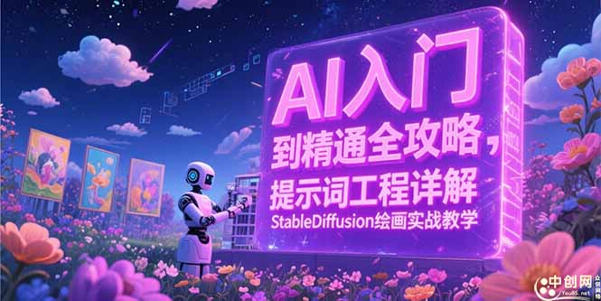 AI入门到精通全攻略，提示词工程详解，StableDiffusion绘画实战教学| 副业网