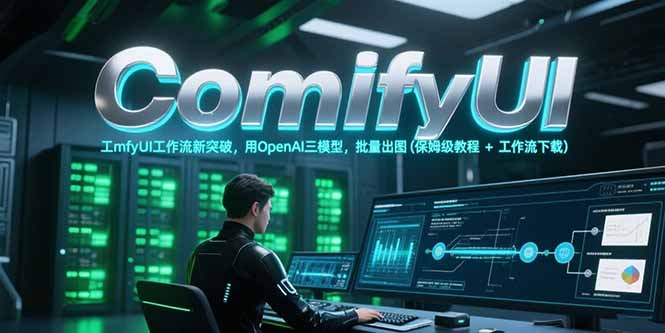 ComfyUI工作流新突破，用OpenAI三模型，批量出图(保姆级教程+工作流下载| 副业网