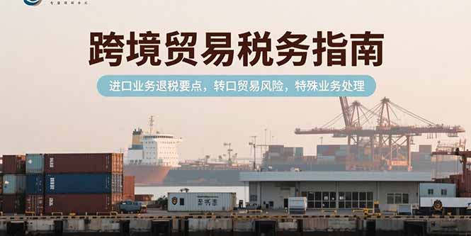 跨境贸易税务指南，进口业务退税要点，转口贸易风险，特殊业务处理| 副业网