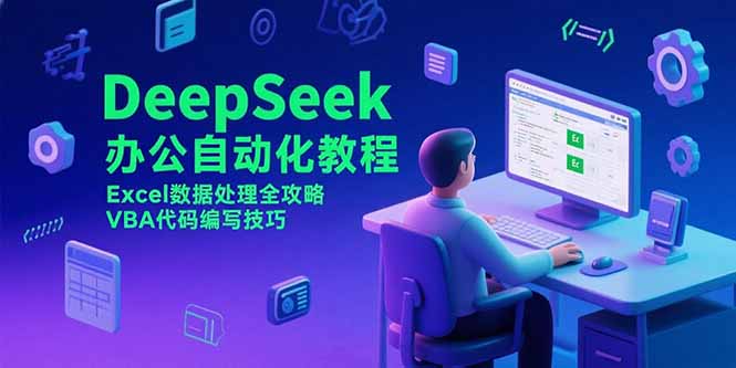 DeepSeek办公自动化教程，Excel数据处理全攻略，VBA代码编写技巧| 副业网