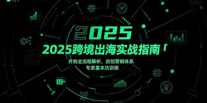 2025跨境出海实战指南，并购全流程解析，自创营销体系，专家基本功训练| 副业网